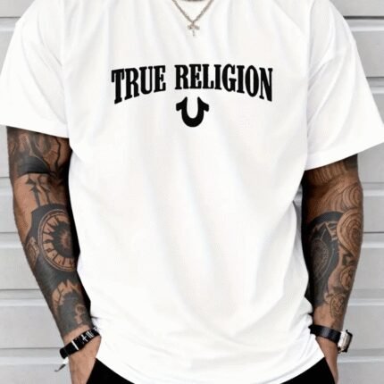 Erkek True Religion Baskılı Süprem Tshirt