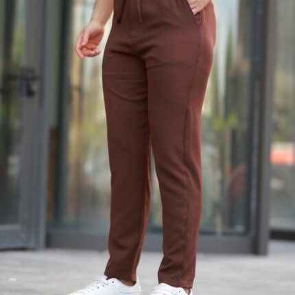Erkek Beli Bağcıklı Jogger Pantolon