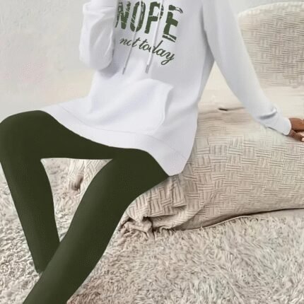 Kadın Uzun Kollu Kapşonlu Bağcıklı Viskon Iki Iplik Sweat