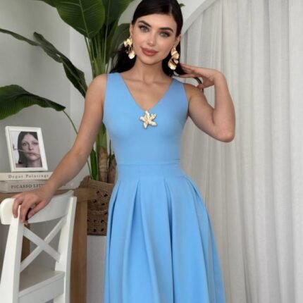 Late Yıldız Detaylı Elbise