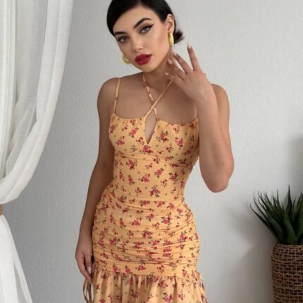 Darcie İp Askılı Elbise