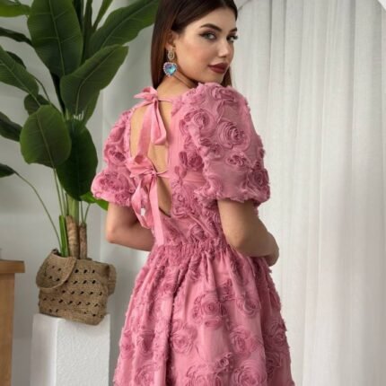Wear Sırt Bağlama Detaylı Elbise