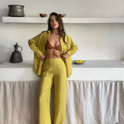 GÖMLEKPANTOLON TAKIM CUPRA KUMAŞ Yağ Yeşili