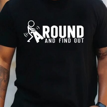 Erkek Around Baskılı Süprem Tshirt