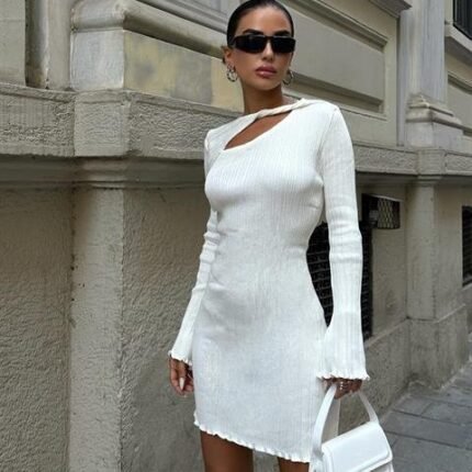 Lilian Cut Out Mini Elbise