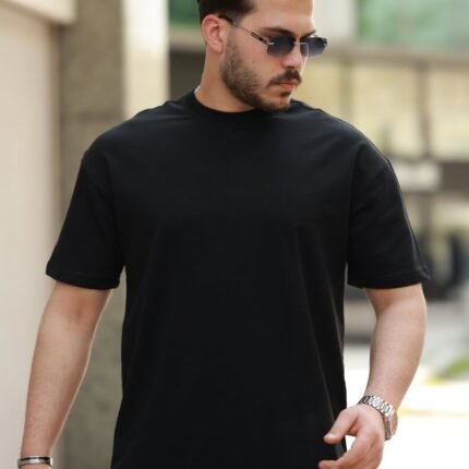 Erkek Kısa Kollu Basic Oversize Tshirt