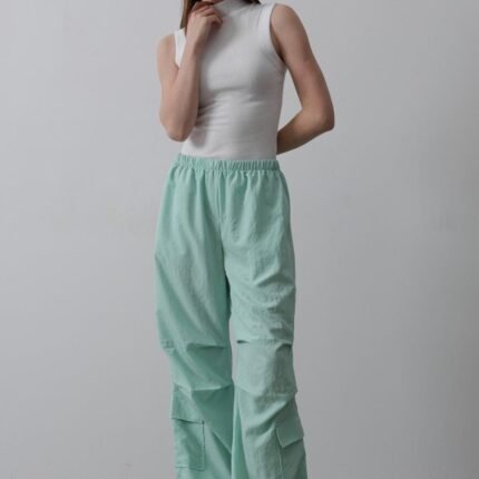 Paraşüt Cargo Pantolon Mint