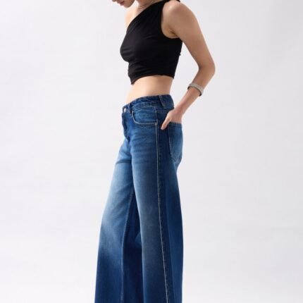 Taş Şerit Detaylı Jean