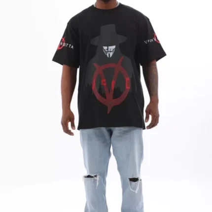 Unisex Oversize Baskılı Bisiklet Yaka TShirt Siyah