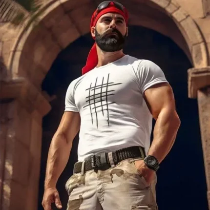 Unisex Bisiklet Yaka Baskılı Oversize TShirt Beyaz