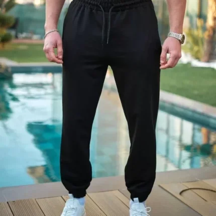 Unisex Basic Eşofman Altı Siyah