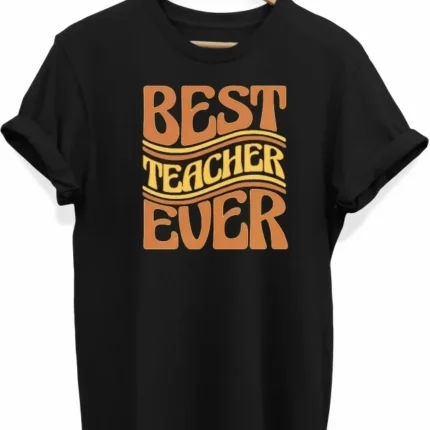 Kasım Öğretmenler Baskılı Tshirt Siyah