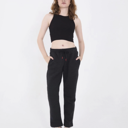Unisex Üç İplik Basic Eşofman Pantolon Antrasit