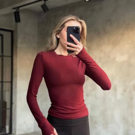 Parmak Geçmeli Buzi Body Bordo
