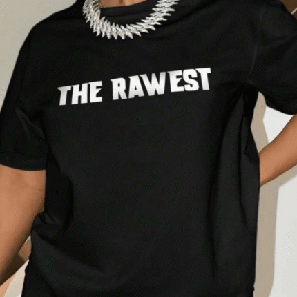 Baskılı Oversize Tshirt Siyah