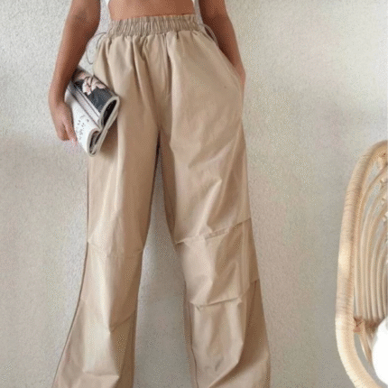 Cepli Paraşut Pantalon Bej
