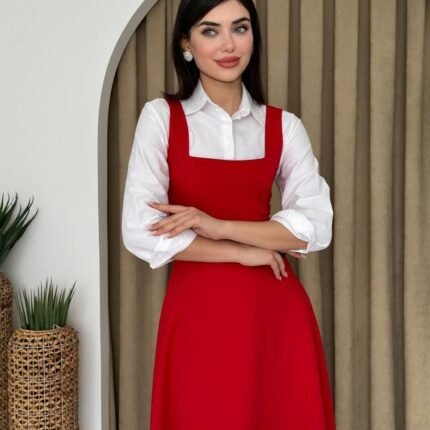 Neapolitan Askılı Elbise