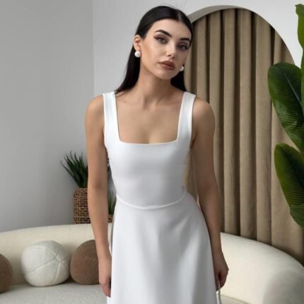 Neapolitan Askılı Elbise