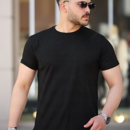 Erkek Mini Jakarlı Kısa Kollu Tshirt
