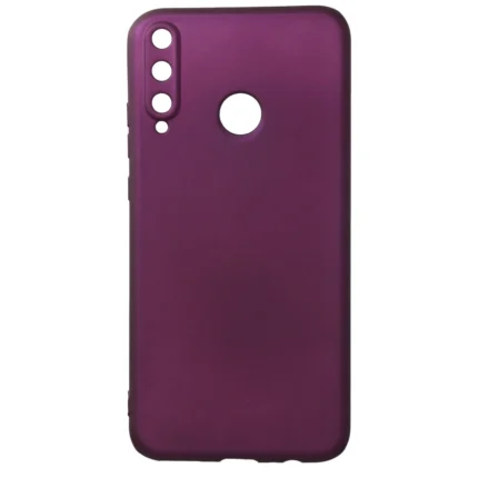 Huawei P40 Lite E Kılıf First Silikon - Mürdüm