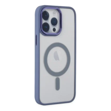 İphone 14 Pro Max Kılıf Room Magneticsafe Silikon - Sierra Blue