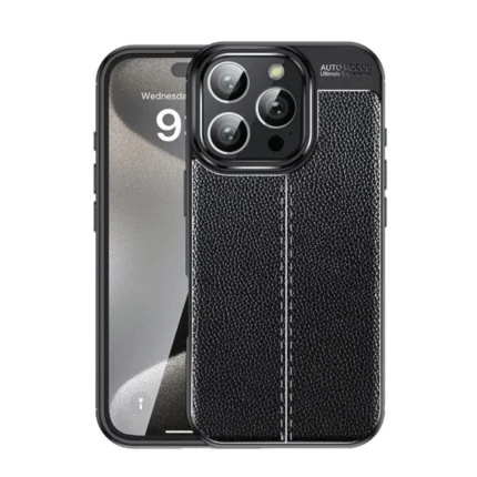 İphone 16 Pro Max Kılıf Auto Focus Kapak - Siyah