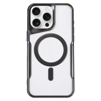 İphone 16 Pro Max Kılıf Boyi Magsafe Silikon Kapak - Siyah