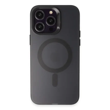 Joko İphone 15 Pro Max Kılıf Mateks Magsafe Kapak - Siyah