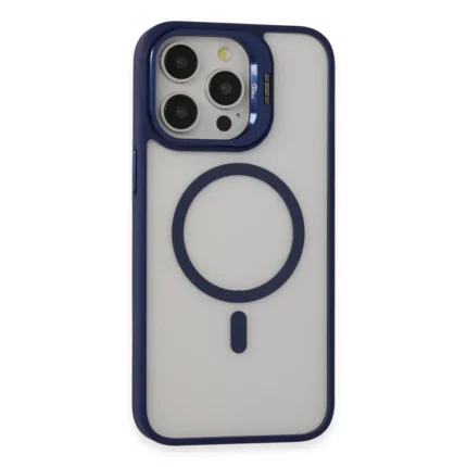 Joko İphone 15 Pro Max Kılıf Roblox Lens Magsafe Standlı Kapak - Lacivert