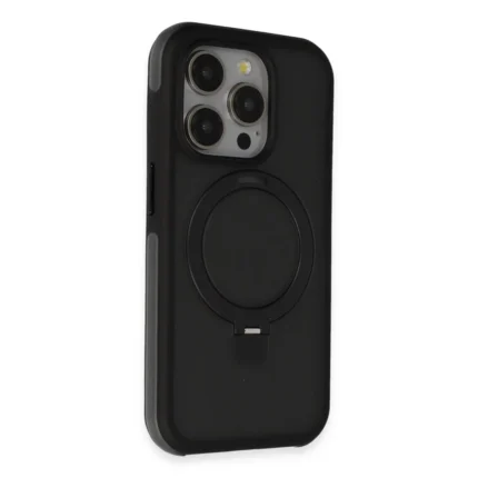 Joko İphone 15 Pro Max Zorda Airbag Magsafe Standlı Kapak - Siyah