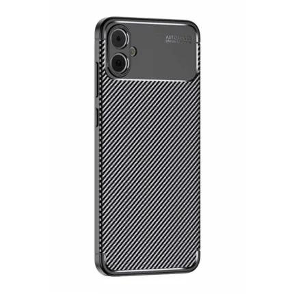 Newface Samsung Galaxy A05 Kılıf Auto Focus Karbon Kapak - Siyah