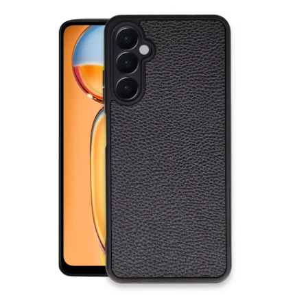 Newface Samsung Galaxy A05s Kılıf Aras Deri Kapak - Siyah