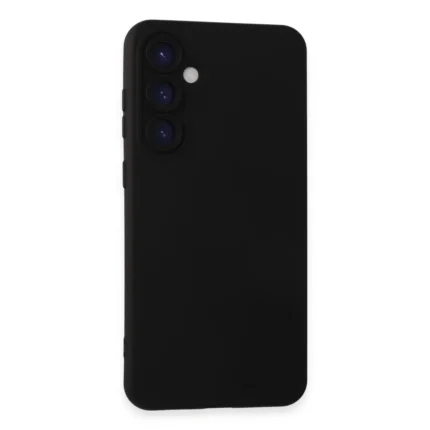 Newface Samsung Galaxy S24 Kılıf Nano İçi Kadife Silikon - Siyah