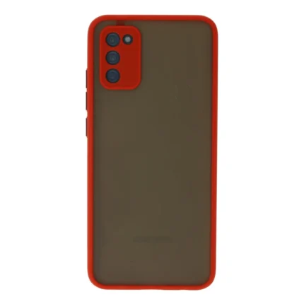 Samsung Galaxy A03s Kılıf Montreal Silikon Kapak - Kırmızı