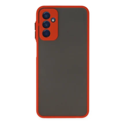 Samsung Galaxy M13 Kılıf Montreal Silikon Kapak - Kırmızı