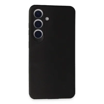 Samsung Galaxy S24 Kılıf Loop Deri Silikon - Siyah
