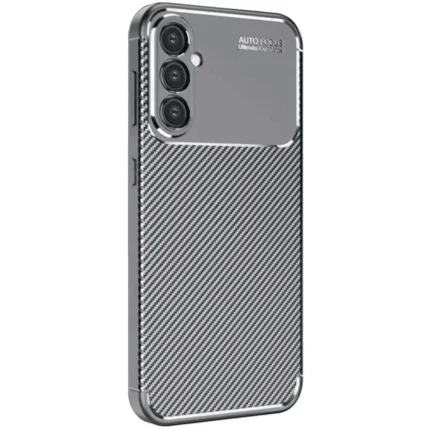 Samsung Galaxy S25 Plus Kılıf Auto Focus Karbon Kapak - Gri