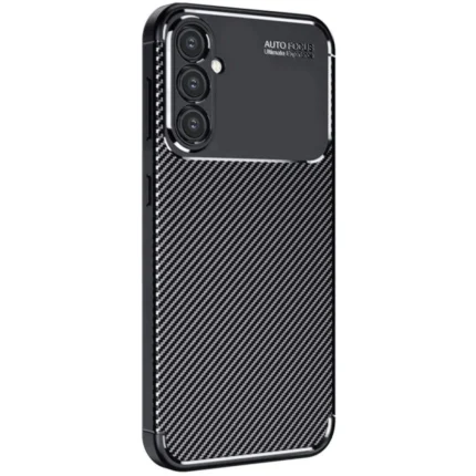 Samsung Galaxy S25 Plus Kılıf Auto Focus Karbon Kapak - Siyah