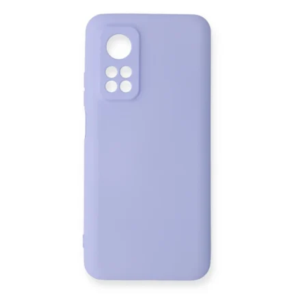 Xiaomi Mi 10t Kılıf Nano İçi Kadife Silikon - Lila