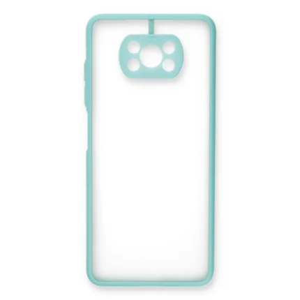 Xiaomi Pocophone X3 Kılıf Montreal Silikon Kapak - Turkuaz