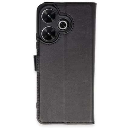 Xiaomi Redmi 13 4g Kılıf Trend S Plus Kapaklı Kılıf - Siyah