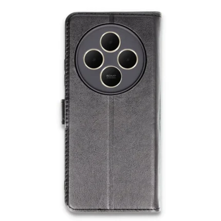 Xiaomi Redmi 14c Kılıf Trend S Plus Kapaklı Kılıf - Siyah