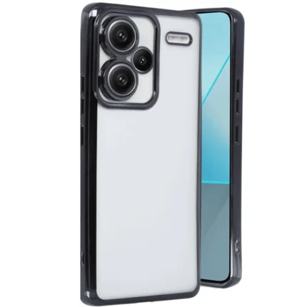 Xiaomi Redmi Note 13 Pro Plus Kılıf Razer Lensli Silikon - Siyah