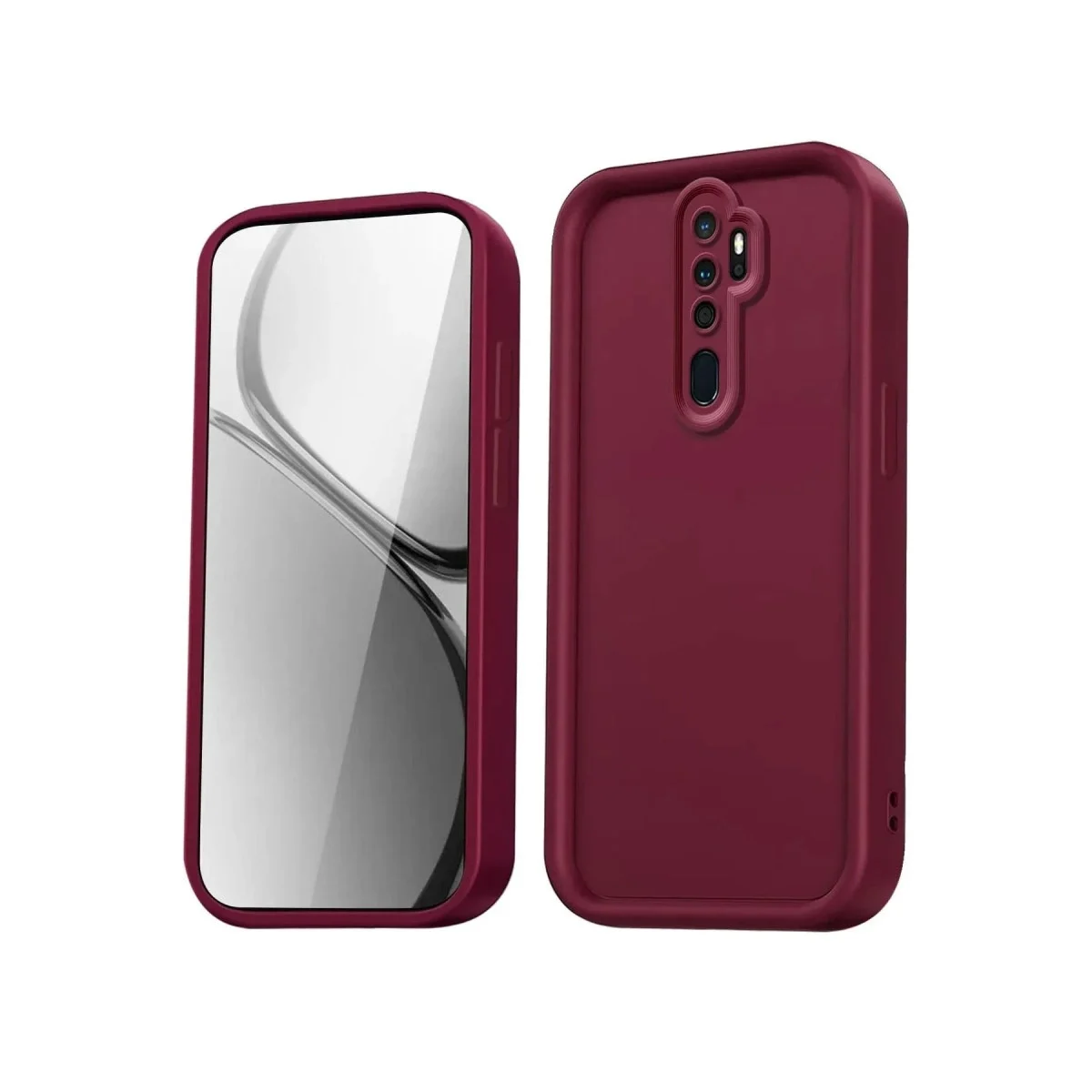 Xiaomi Redmi Note 8 Pro Kılıf Viera Silikon - Bordo