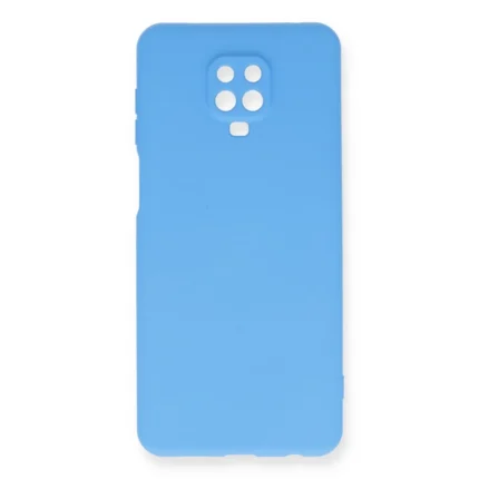 Xiaomi Redmi Note 9 Pro Kılıf Nano İçi Kadife Silikon - Mavi
