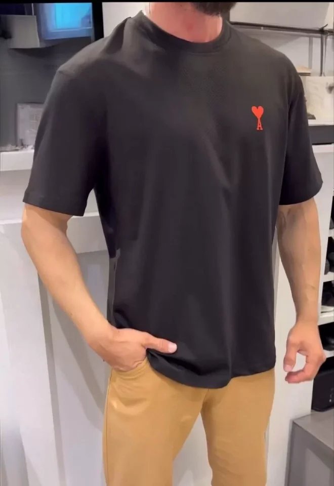 Unisex Bisiklet Yaka Baskılı Oversize T-Shirt