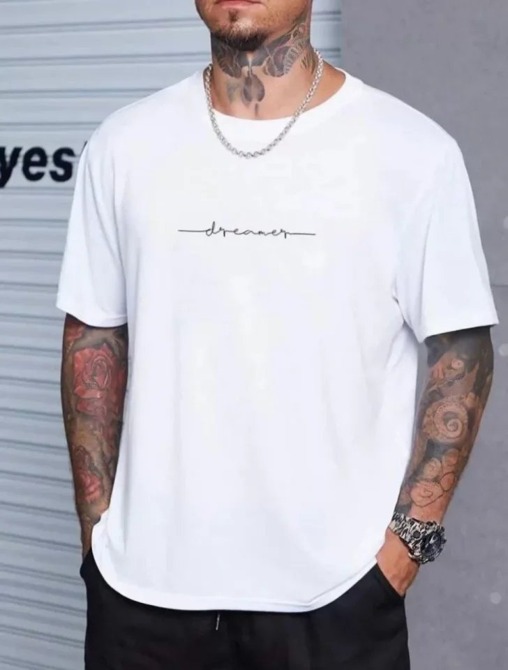 Unisex Baskılı Oversize T-Shirt