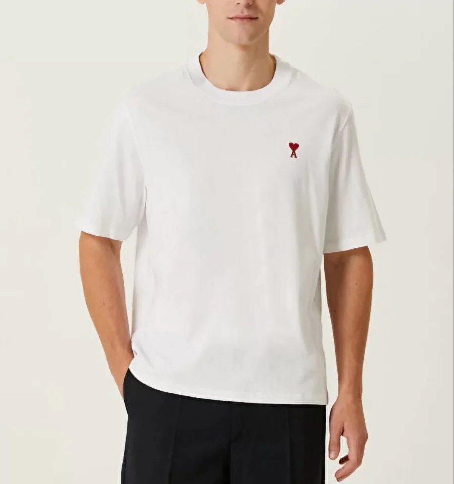 Unisex Bisiklet Yaka Baskılı Oversize T-Shirt