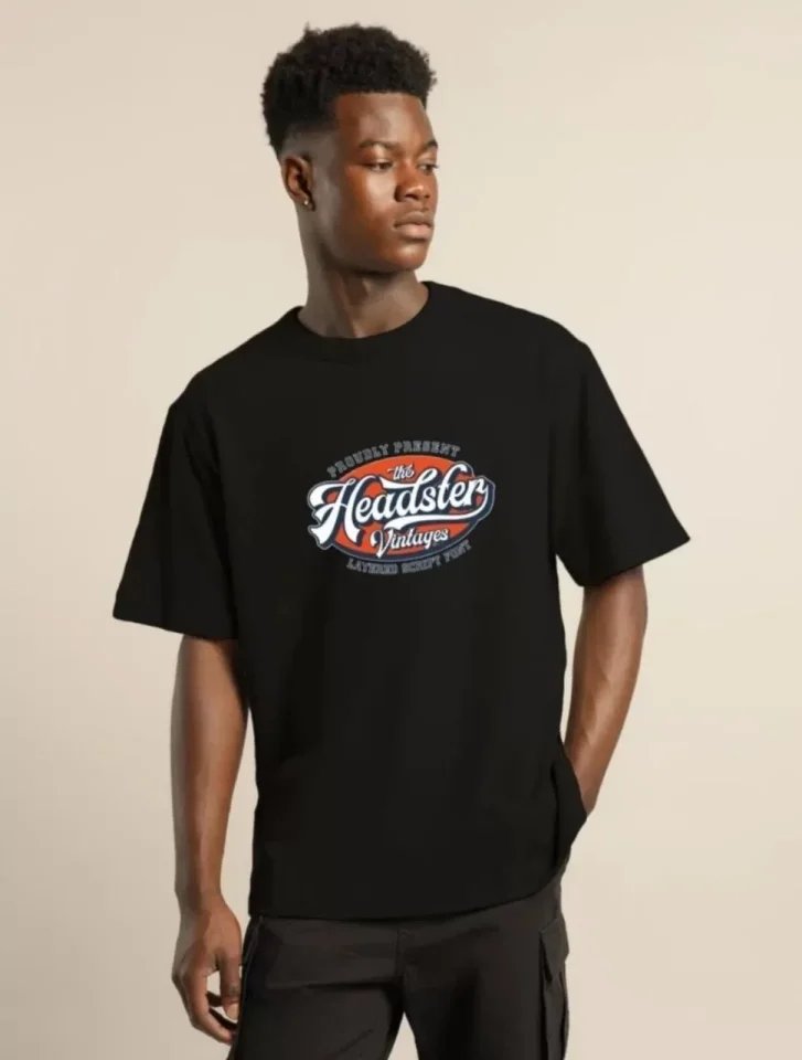 Unisex Baskılı Oversize T-Shirt