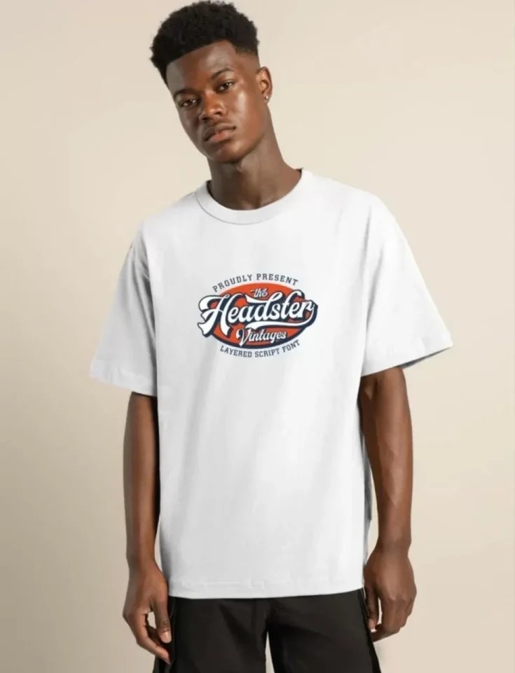 Unisex Baskılı Oversize T-Shirt